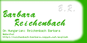 barbara reichenbach business card